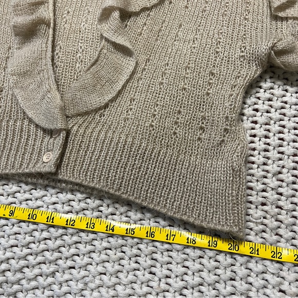 Vintage Pointelle Knit Sweater L - Picture 7 of 8